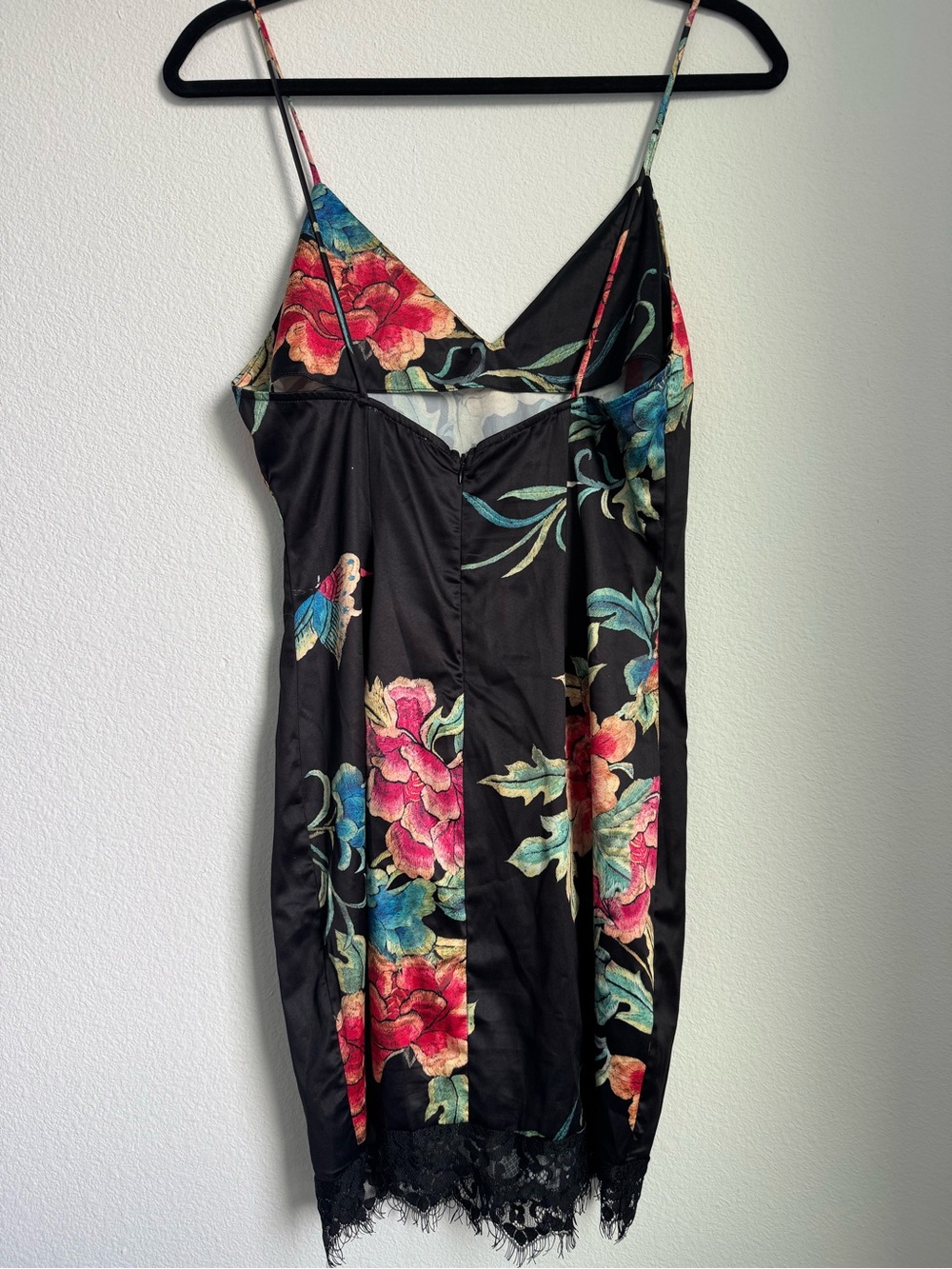 by the way. Floral Lace Trim Slip Dress | Size Small - Picture 3 of 6